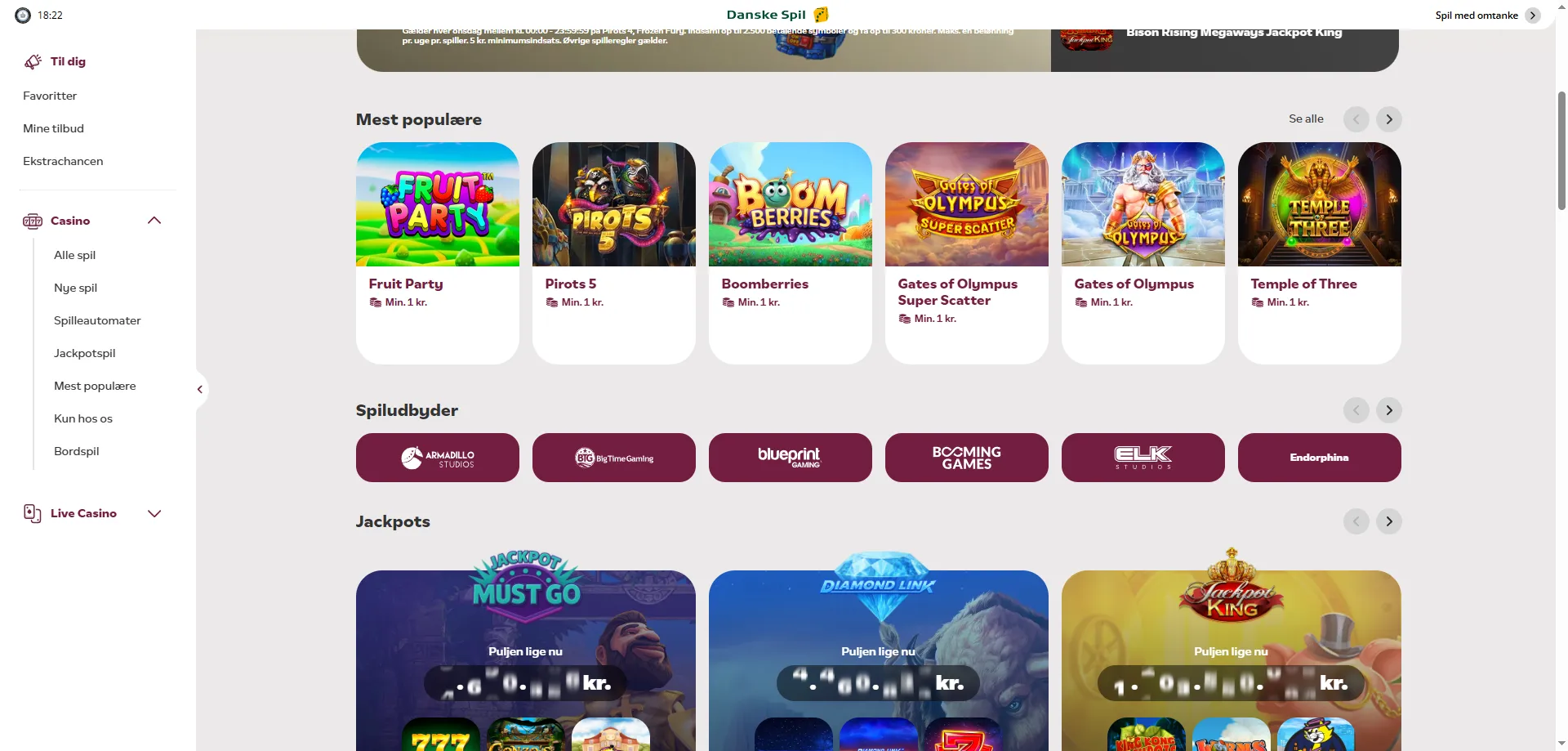 DanskeSpil Casino spilleautomater – bonuskoder til slotspil i Danmark