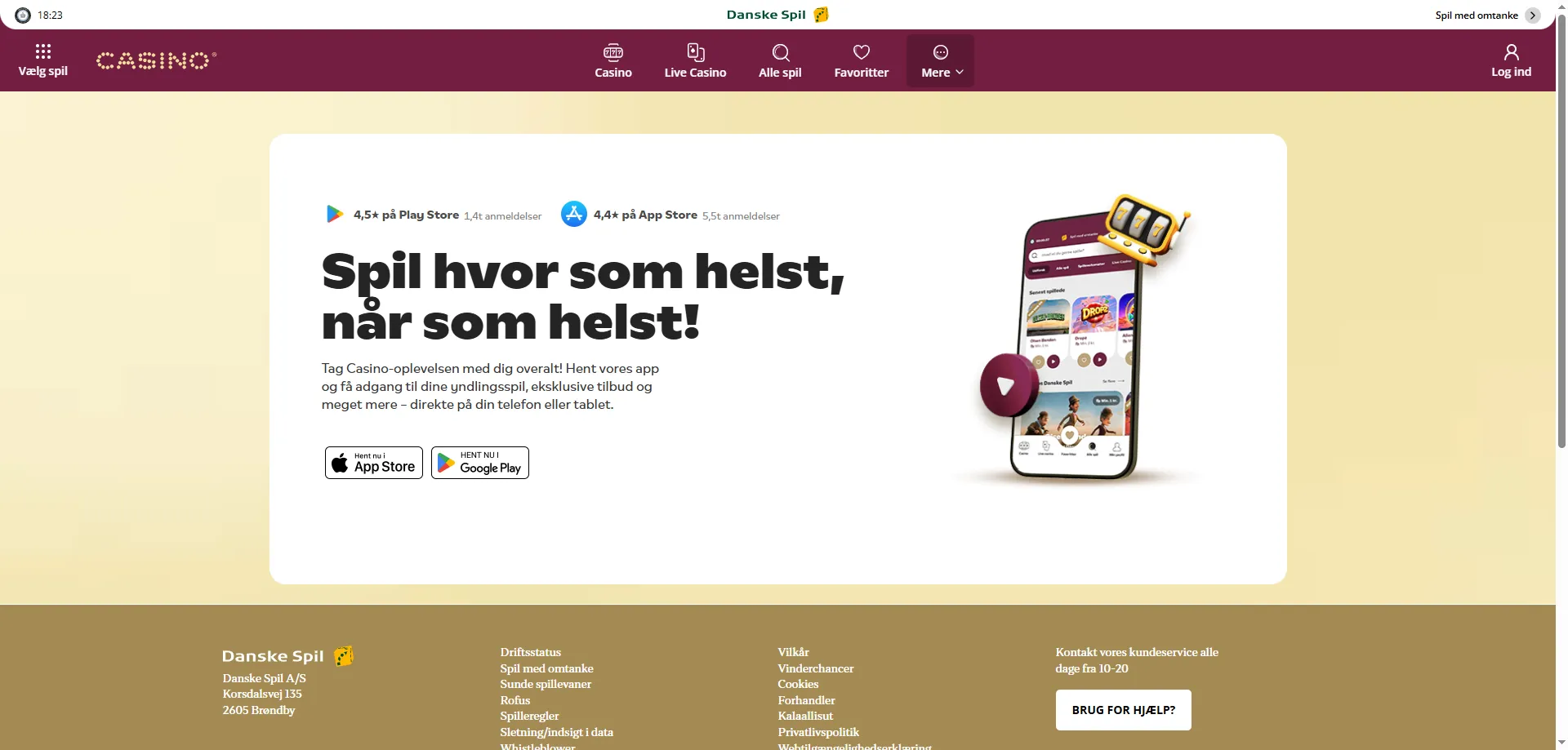 DanskeSpil sportsbetting – live odds og kampagner på alle sportsgrene